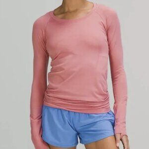 Lululemon  Swiftly Tech Long Sleeve 2.0 Blossom Pink Size 4 no tag like new